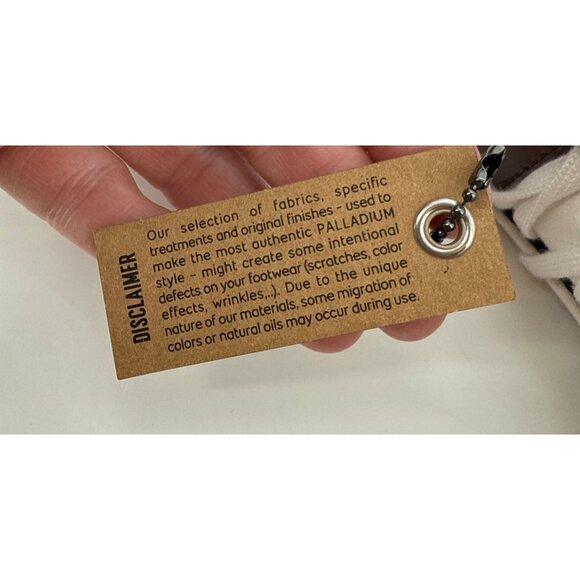 Palladium Womens Ankle Boots Revolt HI TX Black & White Canvas Boots Size 9 - Picture 10 of 11